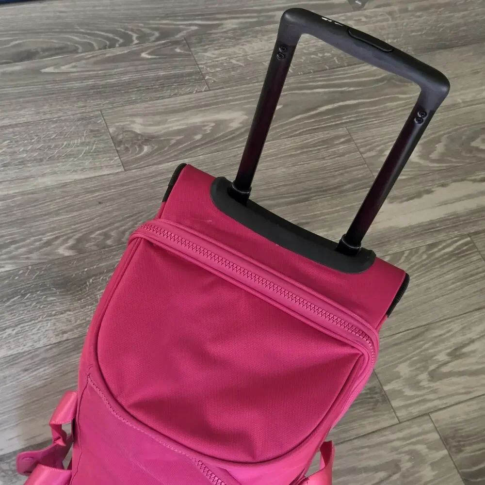 Calpak Stevyn Rolling Duffel Dragonfruit Pink Luggage Travel Wheeled